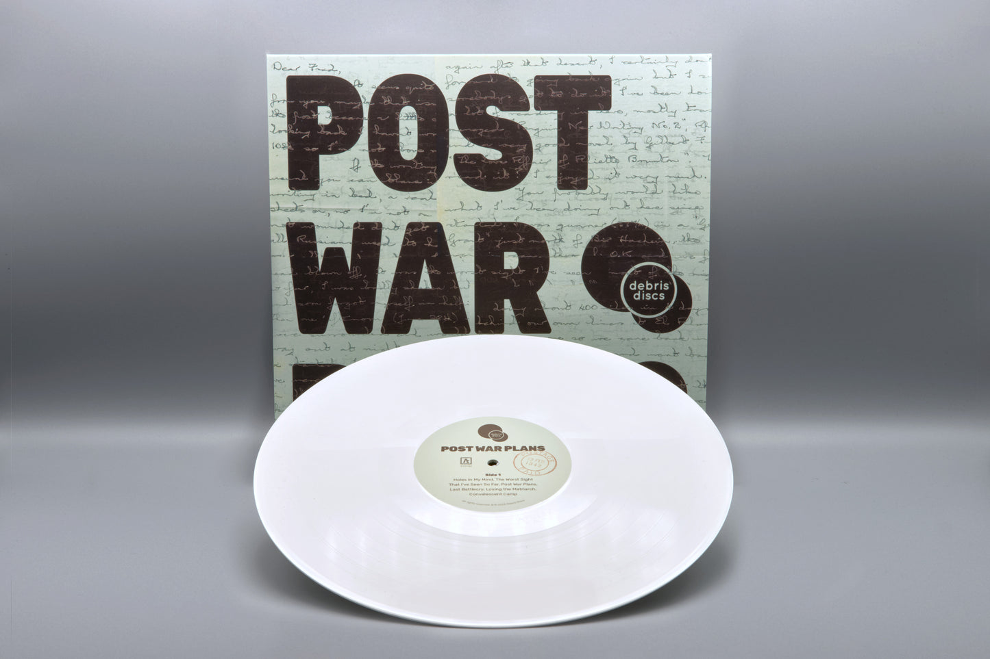 Debris Discs - Post War Plans (12" White Vinyl)