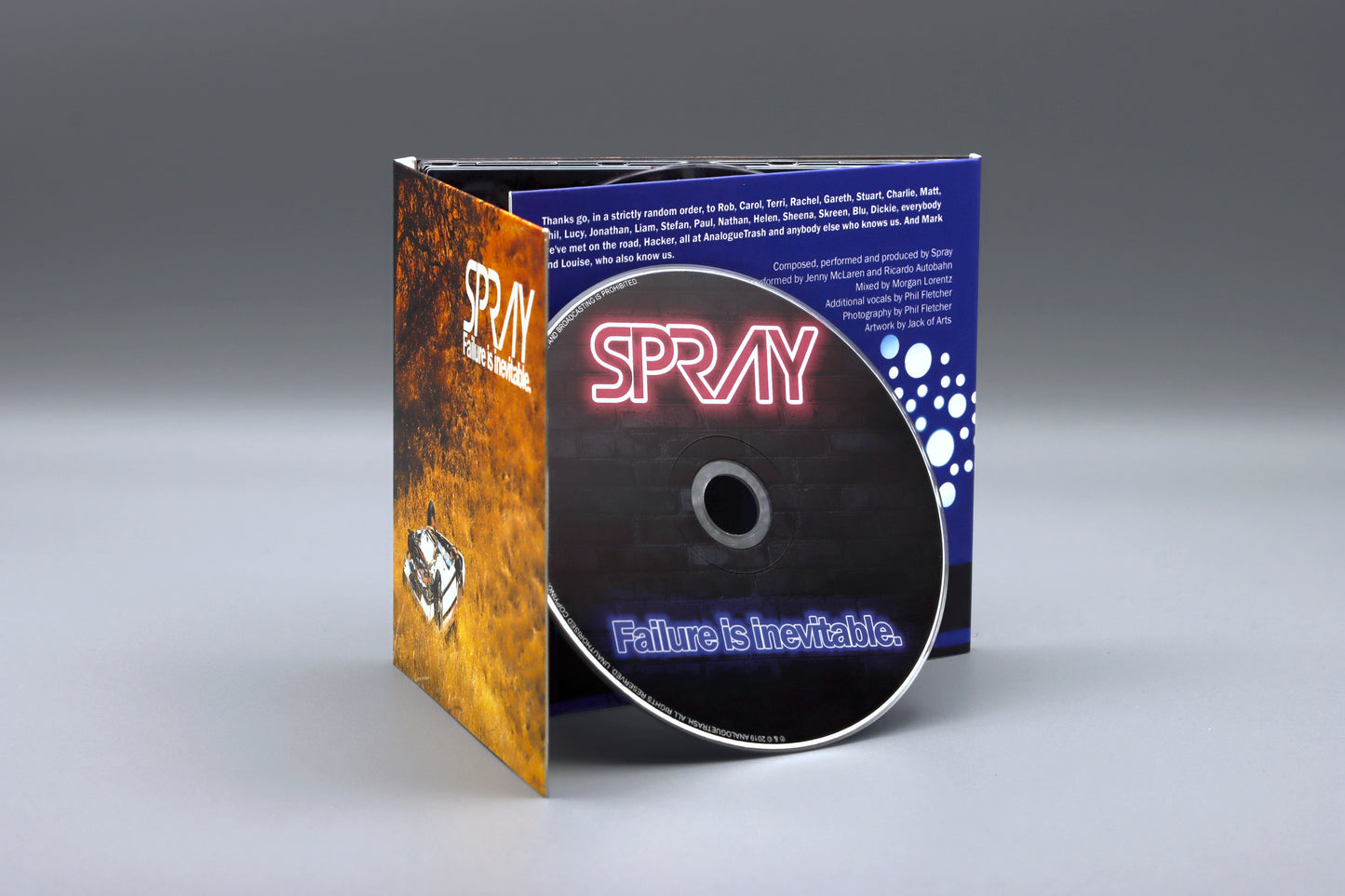 Spray - Failure is Inevitable (Digipak CD)